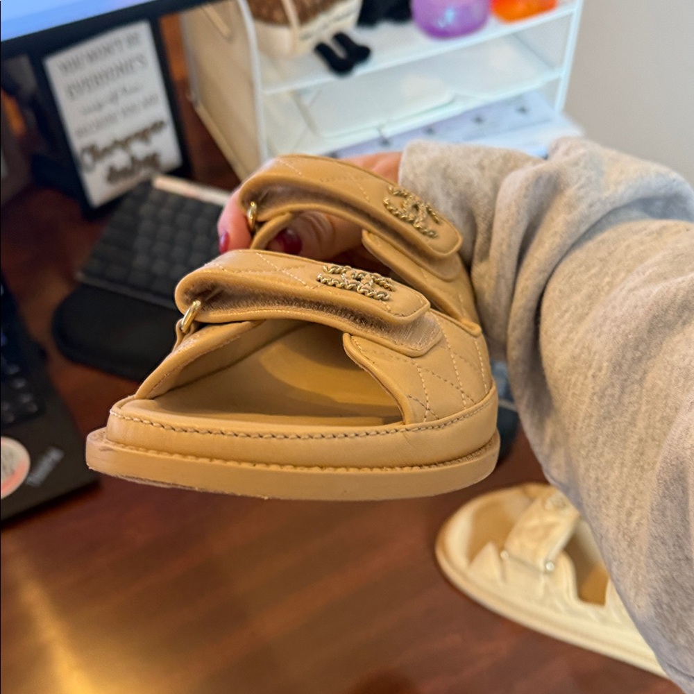 Chanel quilted dad sandals. Size 40 - Picture 13 of 13
